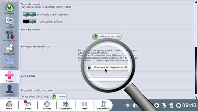 Haga clic en "Formatear la unidad flash USB".